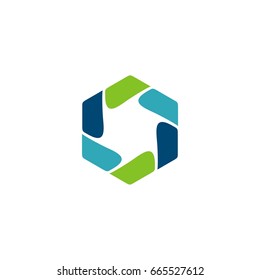 Hexagon Logo Template Illustration Design. Vector EPS 10.