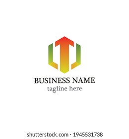 Hexagon logo template vector icon design