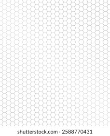 Hexagon metal background with light reflection. Vector Illustration