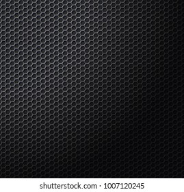 hexagon metallic texture Vector illustration.