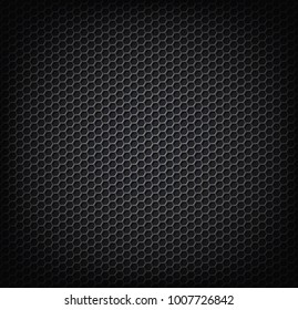 hexagon metallic texture Vector illustration.