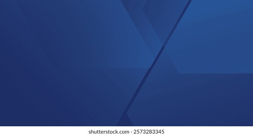 Hexagon Modern abstract blue background with glowing geometric lines. Blue gradient hexagon shape design. Futuristic technology