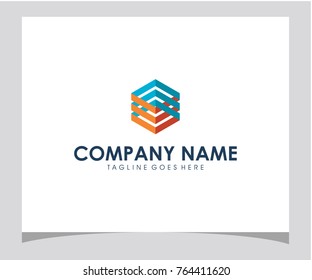 Hexagon modern logo design