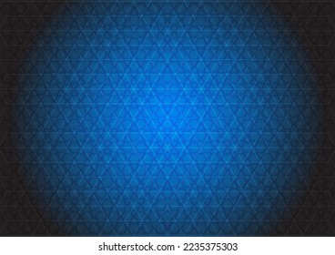 Hexagón sobre un fondo azul oscuro. textura de fondo abstracta.