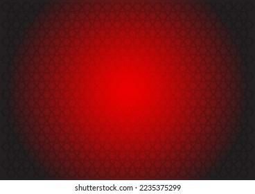 hexagon on a dark red background. abstract background texture.