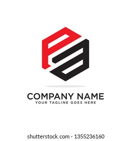 hexagon PA initial logo, modern vector for business and finance logo,clean and clever design