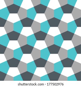 Hexagon Paper Fold Seamless Background Pattern