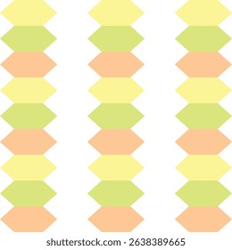 Hexagon Pastel Cute Colorful Pattern Wallpaper Stock Vector
