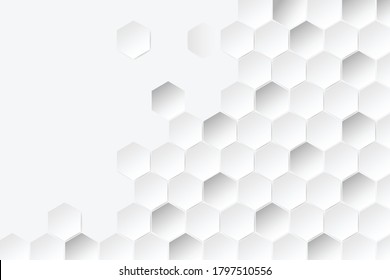 hexagon pattern background. - abstract geometric design. - vector illustration.