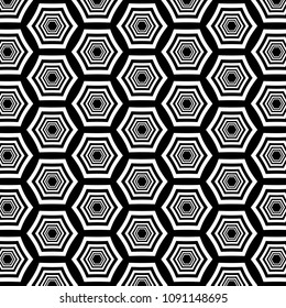 Hexagon pattern background. Hexagonal pattern vector wallpaper background.