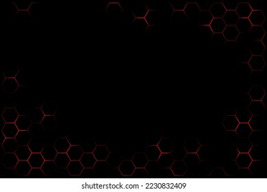 hexagon pattern background vector illustration, honeycomb graphics