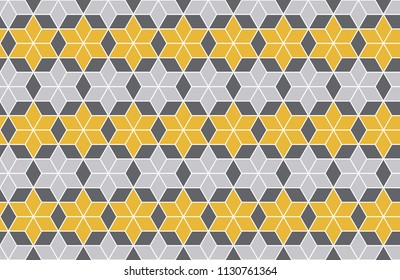 Hexagon pattern background. Vector and illustrator