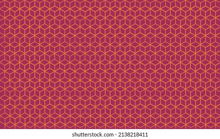 Hexagon Pattern Background Yellow Color Stock Vector (Royalty Free ...