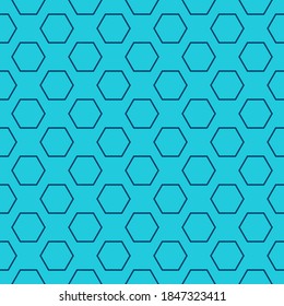 the hexagon pattern blue, suitable for background and texture
