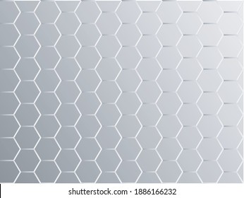 Hexagon pattern design vector template