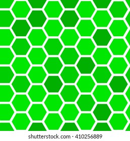 hexagon pattern. geometric background. abstract modern tile. vector illustration. design for the background display, flyers, brochures fabric, clothes, texture, textile pattern. green color