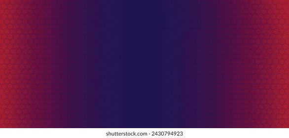 Hexagon pattern gradient banner. Seamless pattern background. Abstract honeycomb background. Vector illustration