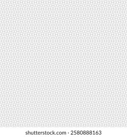 Hexagon pattern. Hex structure. Black and white mosaic wall. Polygon cell vector illustration. Honeycomb.
