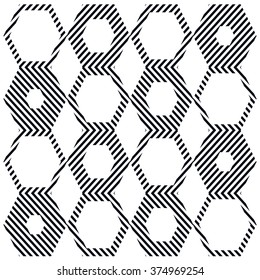 hexagon pattern holes