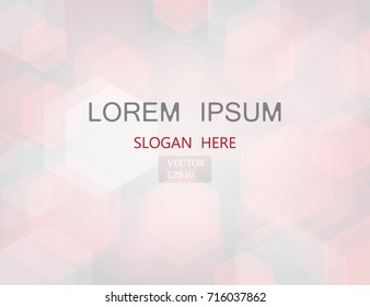 hexagon pattern on gray background.gray vector template