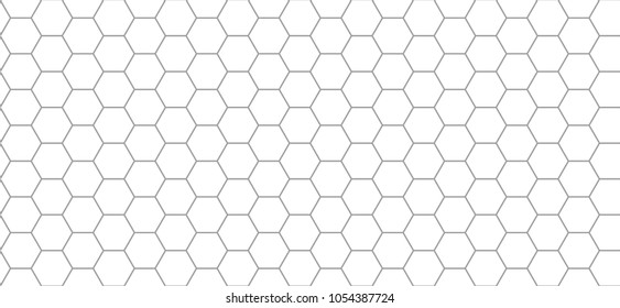 hexagon pattern. Seamless background. Abstract honeycomb background in grey color. Vector illustration. A good choice for the background display, website, flyers, brochures and presentations