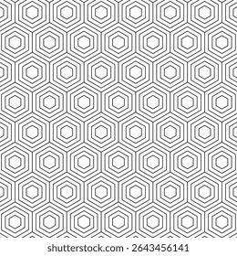 hexagon pattern. Seamless background. Abstract honeycomb pattern background. Vector illustration