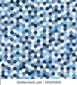 Hexagon pattern. Seamless vector