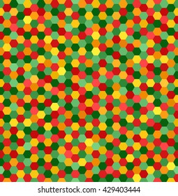 Hexagon pattern. Seamless vector background