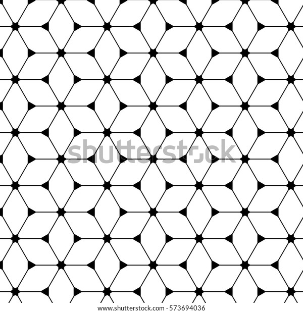 六角形パターン スタイリッシュなモノクロ ベクター画像パターン のベクター画像素材 ロイヤリティフリー