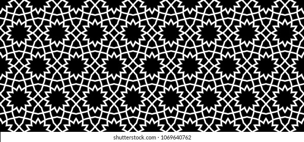 Hexagon pattern tattoo. Honeycomb vector design. Seamless floral ornament. Black and white concept. Perforation holes for bags or shoes.