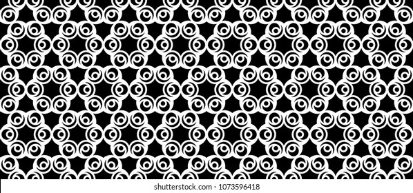Hexagon pattern tattoo. Honeycomb vector design. Seamless floral ornament. Black and white concept. Perforation holes for bags or shoes.