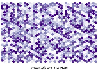 Hexagon pattern. Vector background.