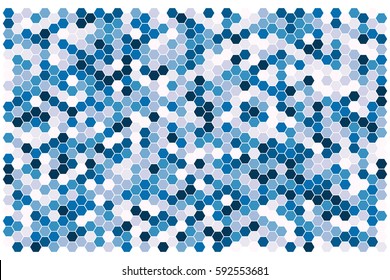 Hexagon pattern. Vector background.
