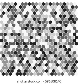 Hexagon pattern. Vector background.