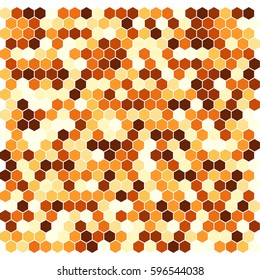 Hexagon pattern. Vector background.