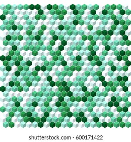 Hexagon pattern. Vector background.