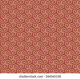 Hexagon Pattern Vector seamless pattern
