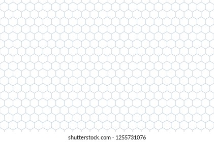 hexagon pattern in white Background