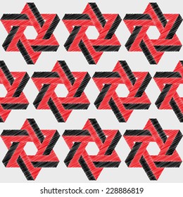 Hexagon patterned background design that  seamless pattern