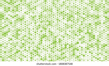 fondo hexagonal de petino de color verde y blanco