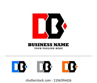 Hexagon or polygon initial C B logo concept vector, industrial logo.