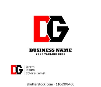Hexagon or polygon initial C G logo concept vector, industrial logo.