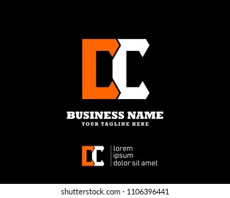 Hexagon or polygon initial C C logo concept vector, industrial logo.