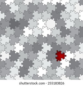 Hexagon Puzzle Background