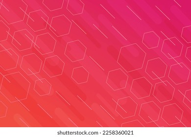 Hexagon red pink background abstract backdrop for technology medical business art wallpaper concept art