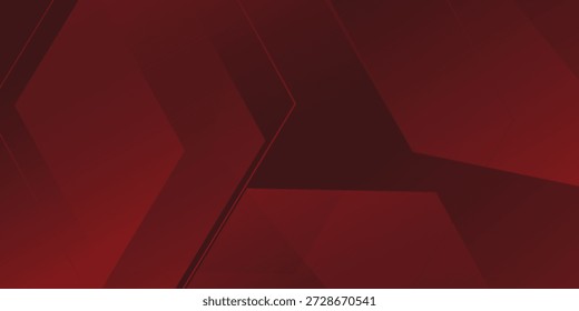 Hexágono vermelho poligonal mosaico fundo, ilustração vetor, Negócios criativos moderno
