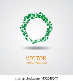 Hexagon Retro Shape. Logo Design