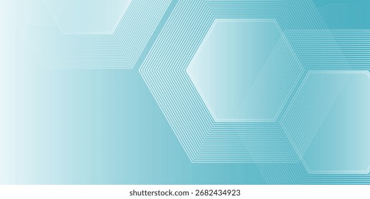 Hexagon science concept for your design modern art