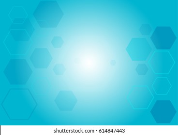 Hexagon science technology Background, abstract vector presentation.