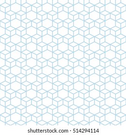 Hexagon seamless background.
